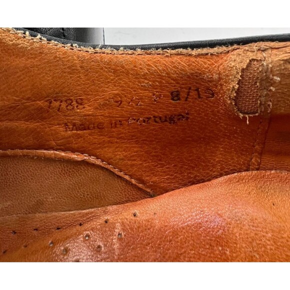 Wolf & Shepherd Bannister $190 Men\'s Derby Dress Shoes Size 9.5 Leather Black main image 3